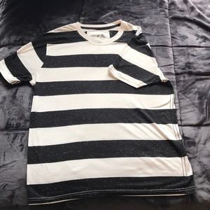 Black & White Striped T- Shirt
